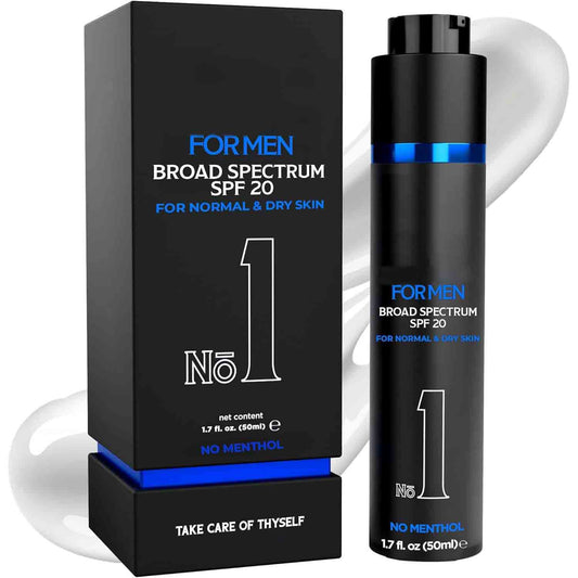 Day Gel Moisturizer for Face, SPF 20, Sunscreen & Moisturizer for Men