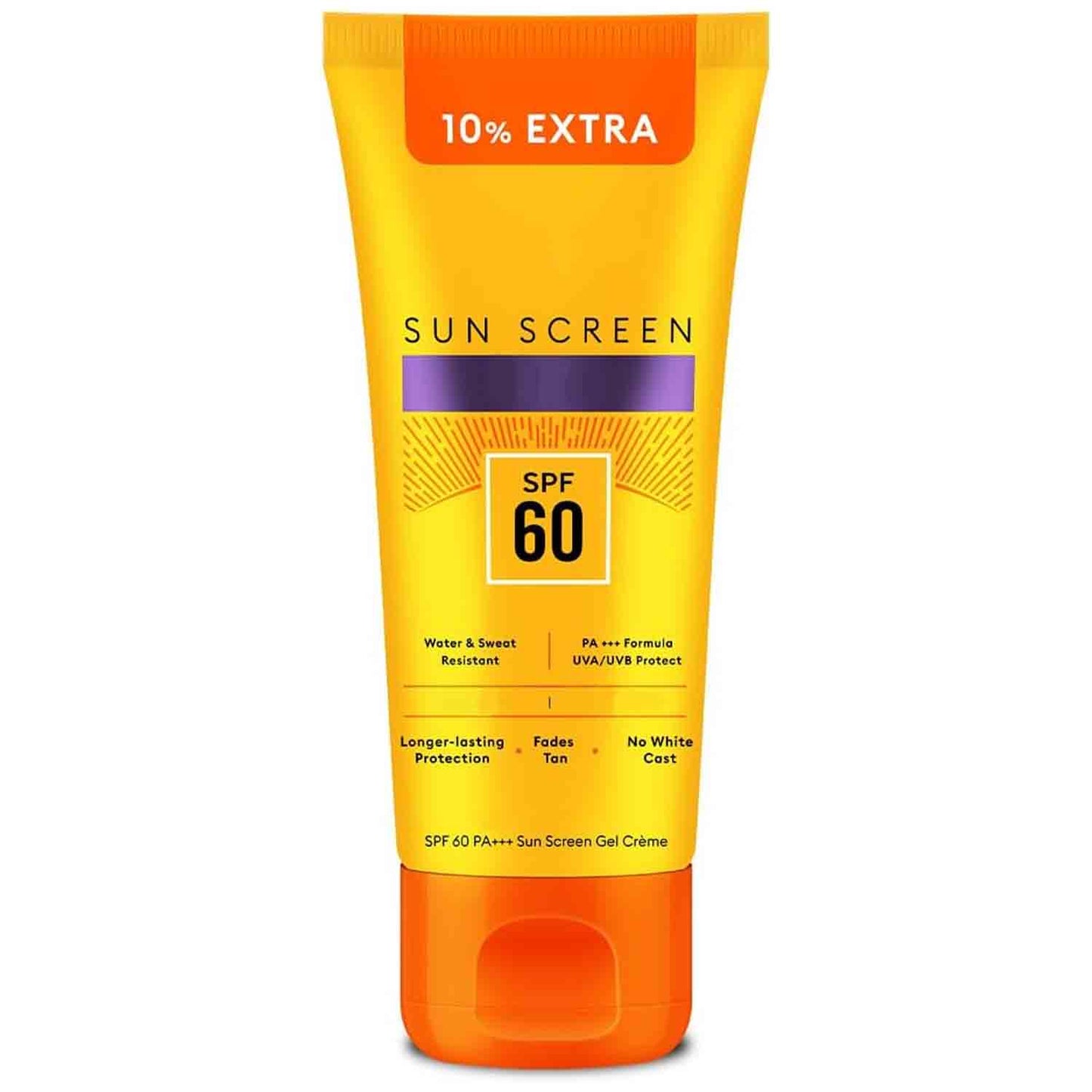 Water Resistant Sunscreen Gel