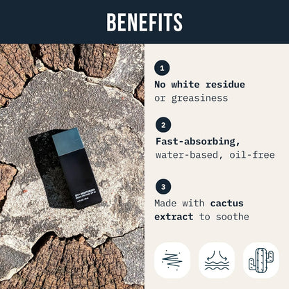 Men's SPF 30 Korean Sunscreen for Face, Facial Moisturizer With Sunblock, Anti-Aging Face Sunscreen, SPF Facial Moisturizer, Men's Skin Care Lotion with Cactus Extract