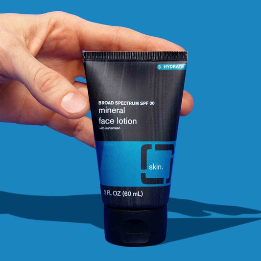 Men's Mineral Face Lotion with Broad Spectrum SPF 30 Sunscreen