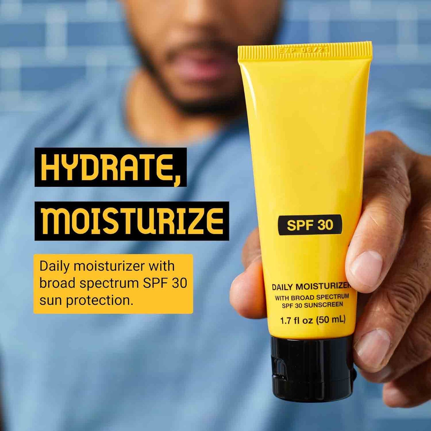 Daily Moisturizer w/SPF 30 Broad Spectrum Sunscreen Tones, Hydrates & Moisturizes While Protecting Skin From The Sun's Harmful