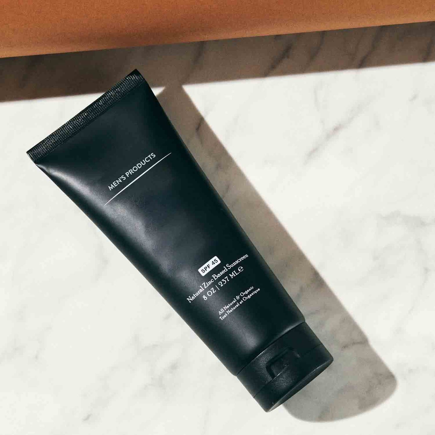Mens's Element Defense Moistuirizer with SPF45 for Men, Natural & Organic, zinc SPF45 sunscreen, hydrates and protects skin against UVA/UVB rays, 8 oz, unscented