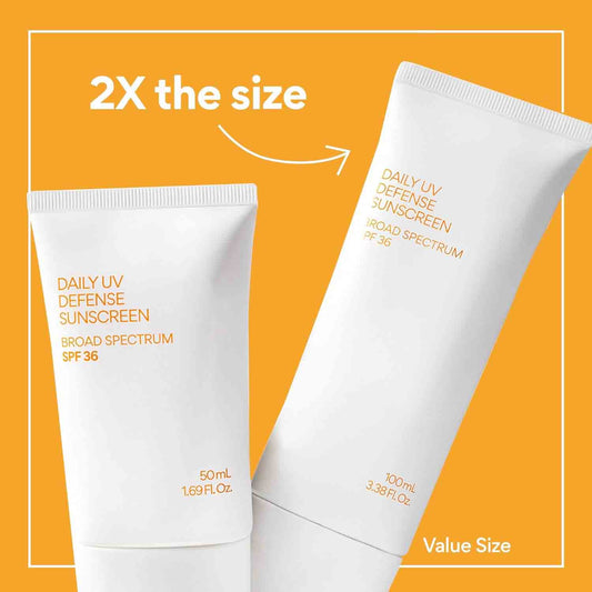 Daily UV Defense Sunscreen Broad Spectrum SPF 36 Face Lotion