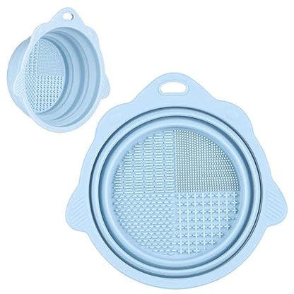 Makeup Sponge Set Blender Sponges 7 Pcs for Liquid, Cream, and Powder, Multi-colored with 1 Mini Makeup Sponge Pink (F-PinkGrey)