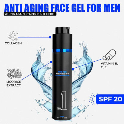 Day Gel Moisturizer for Face, SPF 20, Sunscreen & Moisturizer for Men